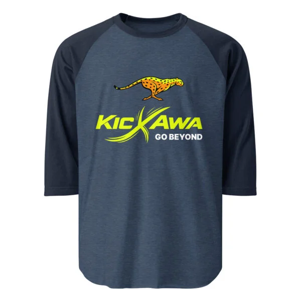 KickAwa Go Beyond 3/4 sleeve raglan shirt picture 1